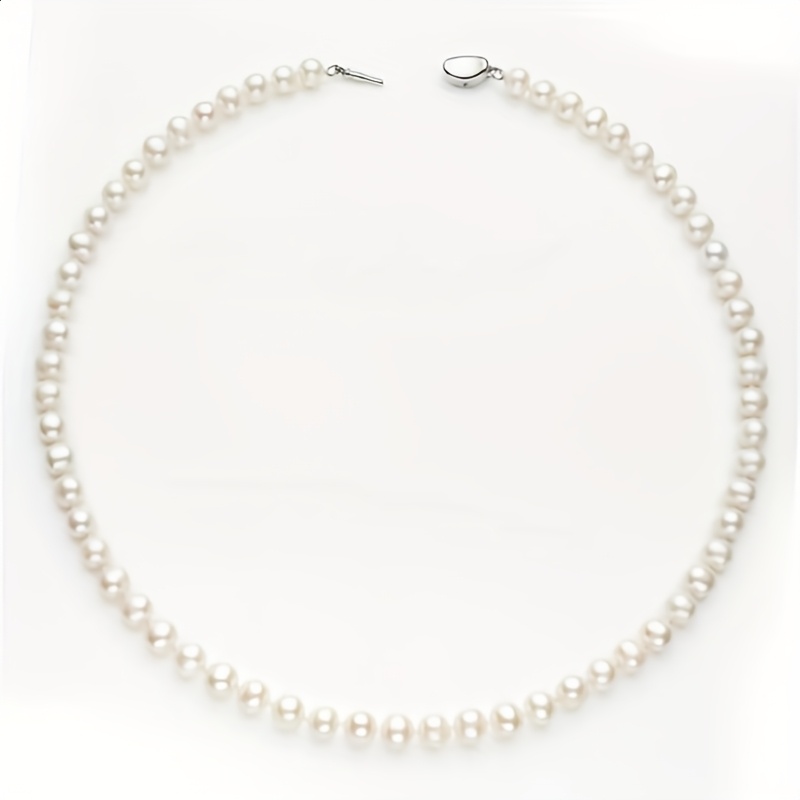 Natural Shell Necklace High Gloss Round Pendant